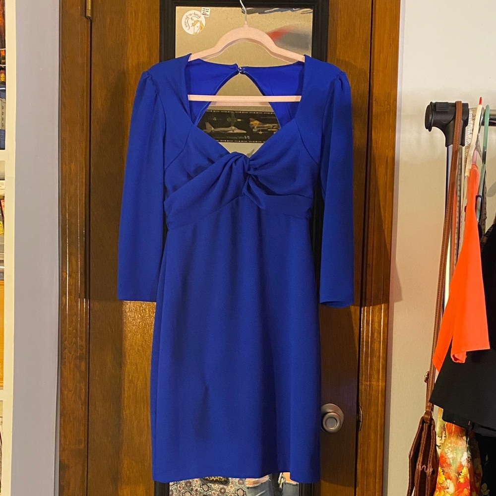 Julia Jordan Royal Blue Long Sleeve Dress